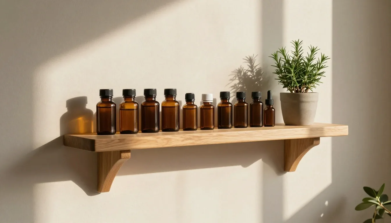 Open brushed-steel vitamin organizer on a kitchen counter in soft morning light